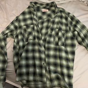 Urban Outfitters Green Womens Flannel